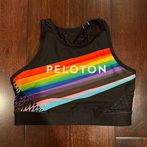 Peloton pride sports bra